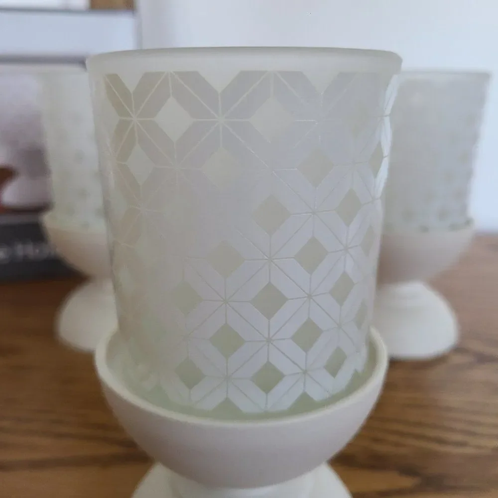 TrueLiving Essentials 6 Piece Votive Candle Holder Set NIB NWT